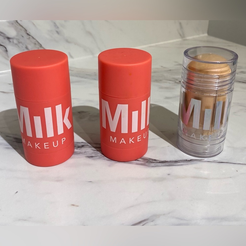 Milk Makeup watermelon face mask & Holographic stick